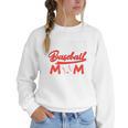 Somebody's Loud Mouth Baseball Mom Mama Premium Women Crewneck Sweatshirt
