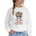 That's My Granddaughter Out There Baseball Mom Mother's Day Women Crewneck Sweatshirt That's My Granddaughter Out There Baseball Mom Mother's Day Women Crewneck Sweatshirt