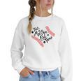 That's My Son Out There Baseball Mom Heart Mom Life Women Crewneck Sweatshirt