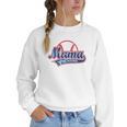 Vintage Baseball Mom Of The Rookies Women Crewneck Sweatshirt Vintage Baseball Mom Of The Rookies Women Crewneck Sweatshirt