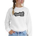 Women's Baseball Softball Baseball Mom Baseball Women Crewneck Sweatshirt