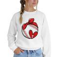 Womens Custom Baseball Mom Number 7 Heart For Mom Mommy Premium Women Crewneck Sweatshirt Womens Custom Baseball Mom Number 7 Heart For Mom Mommy Premium Women Crewneck Sweatshirt