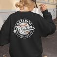 Baseball Mama Baseball Mom Matching Family Crazy Proud Women's Sweatshirt Back Print Baseball Mama Baseball Mom Matching Family Crazy Proud Women's Sweatshirt Back Print