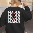 Baseball Mama Baseball Mom Women's Sweatshirt Back Print