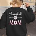 Baseball Mom Birthday Sport Baseball Sport Matching Family Women's Sweatshirt Back Print Baseball Mom Birthday Sport Baseball Sport Matching Family Women's Sweatshirt Back Print
