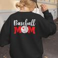 Baseball Mom Cute Letter Print Women Cute Mother's Day Women's Sweatshirt Back Print Baseball Mom Cute Letter Print Women Cute Mother's Day Women's Sweatshirt Back Print