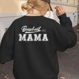 Baseball Mom Design Women's Sweatshirt Back Print Baseball Mom Design Women's Sweatshirt Back Print