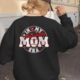 Baseball Mom Era For Women Player Mother Women's Sweatshirt Back Print