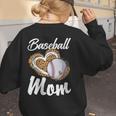 Baseball Mom Grandma Leopard Baseball Lover Fan Women's Sweatshirt Back Print Baseball Mom Grandma Leopard Baseball Lover Fan Women's Sweatshirt Back Print