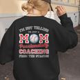 Baseball Mom I'm Not Yelling Support Cheerleading Women's Sweatshirt Back Print Baseball Mom I'm Not Yelling Support Cheerleading Women's Sweatshirt Back Print