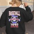 Baseball Mom Loud & Proud Since 1972 Women's Sweatshirt Back Print Baseball Mom Loud & Proud Since 1972 Women's Sweatshirt Back Print