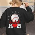 Baseball Mom Mama Mother's Day Sport Lover Women's Sweatshirt Back Print Baseball Mom Mama Mother's Day Sport Lover Women's Sweatshirt Back Print