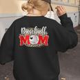 Baseball Mom Mother's Day For Mom Game Day Outfit Women's Sweatshirt Back Print Baseball Mom Mother's Day For Mom Game Day Outfit Women's Sweatshirt Back Print