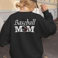 Baseball Mom Mother`s Day Women's Sweatshirt Back Print