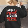 Baseball Mom Sport Mommy Baseball Mama Mother's Day Women's Sweatshirt Back Print Baseball Mom Sport Mommy Baseball Mama Mother's Day Women's Sweatshirt Back Print