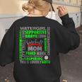 Baseball Mom Traits For Great Mothers Grey And Green Women's Sweatshirt Back Print Baseball Mom Traits For Great Mothers Grey And Green Women's Sweatshirt Back Print
