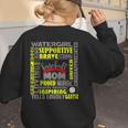 Baseball Mom Traits For Great Mothers Grey And Yellow Women's Sweatshirt Back Print Baseball Mom Traits For Great Mothers Grey And Yellow Women's Sweatshirt Back Print