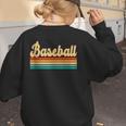 Baseball Player Sports Baseball Mom Baseball Coach Women's Sweatshirt Back Print Baseball Player Sports Baseball Mom Baseball Coach Women's Sweatshirt Back Print