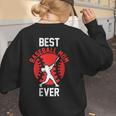 Best Baseball Mom Ever Baseball Women's Sweatshirt Back Print Best Baseball Mom Ever Baseball Women's Sweatshirt Back Print