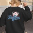 Busy Raising Ballers Baseball Mom Group Tee Women's Sweatshirt Back Print Busy Raising Ballers Baseball Mom Group Tee Women's Sweatshirt Back Print