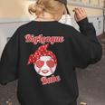 Cute Love Baseball BigLeague Babe Hot Baseball Mom Women's Sweatshirt Back Print Cute Love Baseball BigLeague Babe Hot Baseball Mom Women's Sweatshirt Back Print