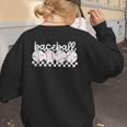 Cute Sports Baseball Mom Game Day Women's Sweatshirt Back Print Cute Sports Baseball Mom Game Day Women's Sweatshirt Back Print