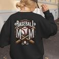 Home Run Baseball Mom Women's Sweatshirt Back Print Home Run Baseball Mom Women's Sweatshirt Back Print