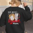 Hot Mess Always Stressed Baseball Mom Women's Sweatshirt Back Print Hot Mess Always Stressed Baseball Mom Women's Sweatshirt Back Print