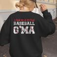 Loud And Proud Baseball G'Ma Baseball Mom Women's Sweatshirt Back Print Loud And Proud Baseball G'Ma Baseball Mom Women's Sweatshirt Back Print