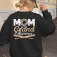 Mom Of The Grand Slammer Leopard Baseball Mom Women's Sweatshirt Back Print Mom Of The Grand Slammer Leopard Baseball Mom Women's Sweatshirt Back Print