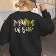 Mom Of Both Softball Baseball Mom Women's Sweatshirt Back Print Mom Of Both Softball Baseball Mom Women's Sweatshirt Back Print