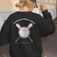 PROUD BASEBALL MOM Women's Sweatshirt Back Print PROUD BASEBALL MOM Women's Sweatshirt Back Print