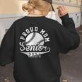 Proud Mom Senior 2024 Baseball Mom Proud Baseball Mom 2024 Women's Sweatshirt Back Print Proud Mom Senior 2024 Baseball Mom Proud Baseball Mom 2024 Women's Sweatshirt Back Print