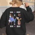Sassy Baseball Mom Sassy Classy Elegant Women's Sweatshirt Back Print Sassy Baseball Mom Sassy Classy Elegant Women's Sweatshirt Back Print