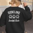 Sideline Social Club Baseball Mom 2024 Mother's Day Women's Sweatshirt Back Print Sideline Social Club Baseball Mom 2024 Mother's Day Women's Sweatshirt Back Print