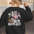 In My T-Ball Mom Era Baseball Mom Skull Coffee Vintage Women's Sweatshirt Back Print In My T-Ball Mom Era Baseball Mom Skull Coffee Vintage Women's Sweatshirt Back Print