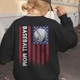 Vintage Baseball Mom Proud Family Summer Baseball Player Women's Sweatshirt Back Print Vintage Baseball Mom Proud Family Summer Baseball Player Women's Sweatshirt Back Print
