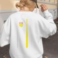 American Flag Baseball Mom Team Women's Sweatshirt Back Print