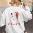 Ball Mom Football Baseball Mom Premium Women's Sweatshirt Back Print Ball Mom Football Baseball Mom Premium Women's Sweatshirt Back Print