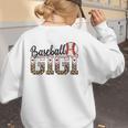 Baseball Gigi Women BallPark Gigi Baseball Mom Mother's Day Women's Sweatshirt Back Print