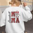 Baseball Mama Baseball Mom Game Day Senior Night Women's Sweatshirt Back Print