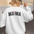 Baseball Mama Rocks Lightning Baseball Mom Mother's Day Women's Sweatshirt Back Print Baseball Mama Rocks Lightning Baseball Mom Mother's Day Women's Sweatshirt Back Print