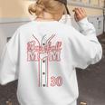 Baseball Mom 30 Number 30 Jersey Team Numbered Jersey Women's Sweatshirt Back Print Baseball Mom 30 Number 30 Jersey Team Numbered Jersey Women's Sweatshirt Back Print