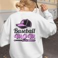 Baseball Mom Club Cool Women's Sweatshirt Back Print Baseball Mom Club Cool Women's Sweatshirt Back Print