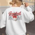 Baseball Mom Coquette Pink Bow Baseball Mama Premium Women's Sweatshirt Back Print Baseball Mom Coquette Pink Bow Baseball Mama Premium Women's Sweatshirt Back Print