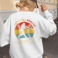 Baseball Mom I Created A Monster He Calls Me Mom Women's Sweatshirt Back Print