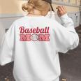 Baseball Mom Cute Mother Fans Baseball Graphic Raglan Baseball Tee Women's Sweatshirt Back Print Baseball Mom Cute Mother Fans Baseball Graphic Raglan Baseball Tee Women's Sweatshirt Back Print