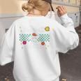 Baseball Mom Cute Retro Look Mothers Will Love Premium Women's Sweatshirt Back Print Baseball Mom Cute Retro Look Mothers Will Love Premium Women's Sweatshirt Back Print
