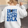 In My Baseball Mom Ear Blue Women's Sweatshirt Back Print