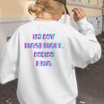 In My Baseball Mom Era 80s Retro Style Women's Sweatshirt Back Print